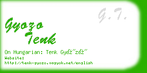 gyozo tenk business card